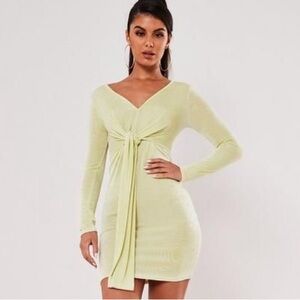 Green Long Sleeve Dress